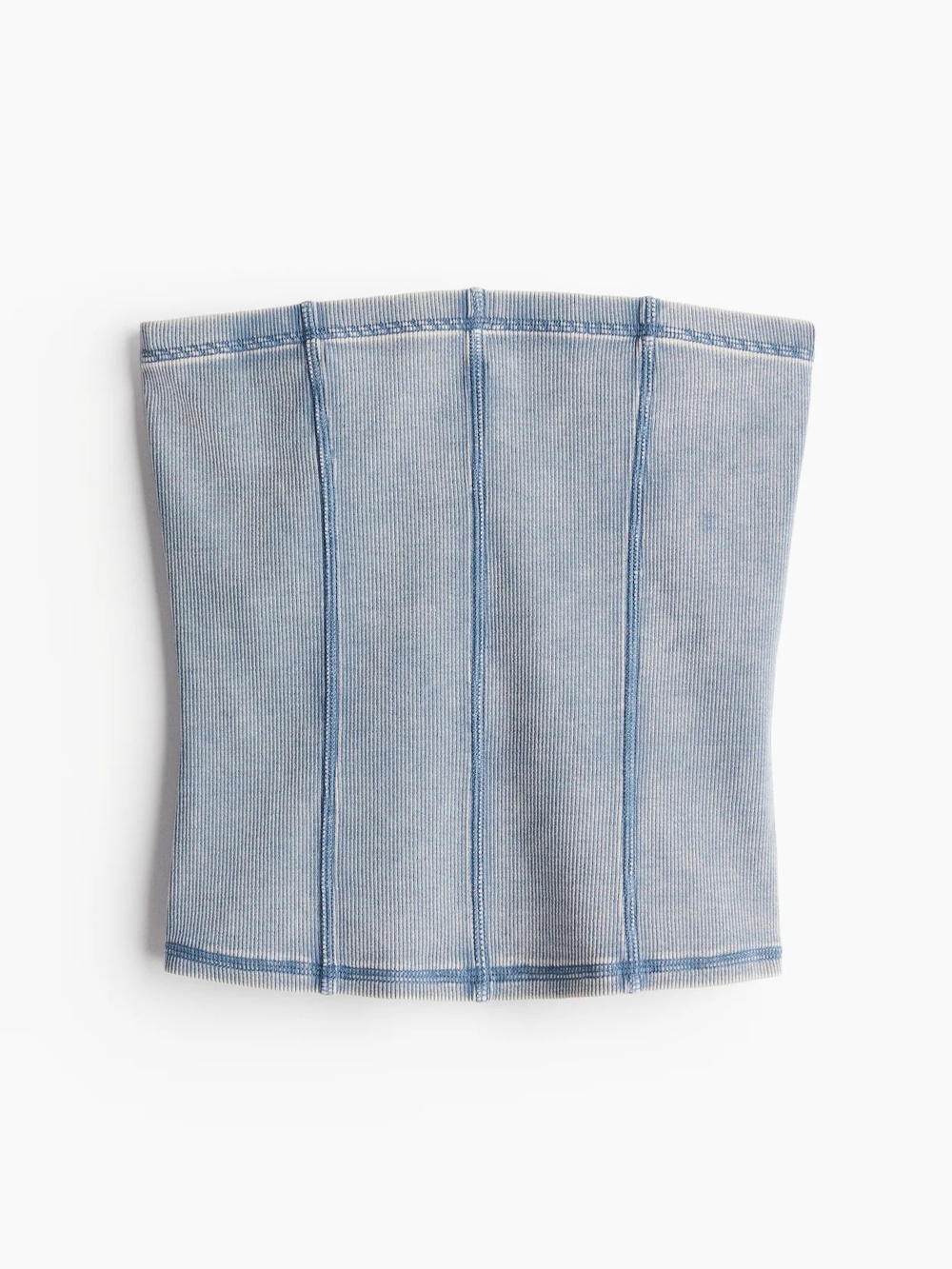 NWT! H&M 'Flatlock-seam ribbed tube top'